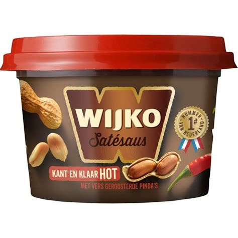 Wijko Satésaus Hot Kant en Klaar 120g