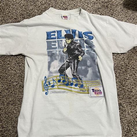 Vintage Elvis t shirt 1997 single stitch STEAL!!!!! - Depop