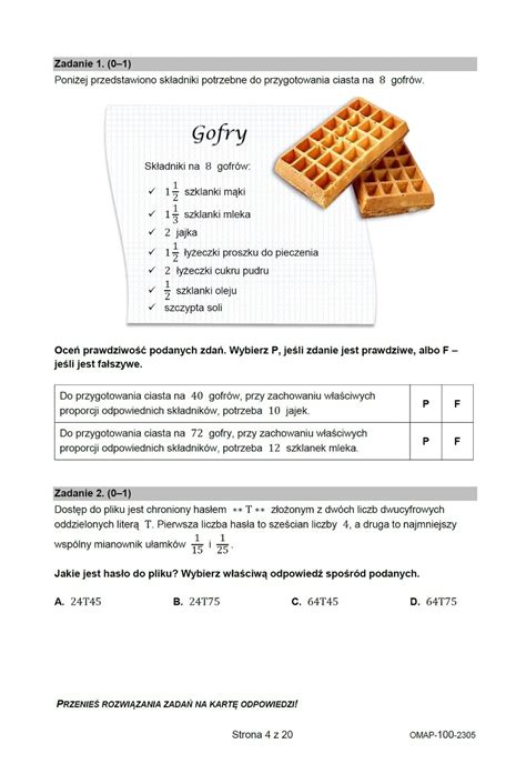 Egzamin Smoklasisty Z Matematyki Za Nami Jakie By Y Zadania