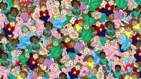 Optical Illusion Iq Test Can You Find A Sleeping Baby In This Image