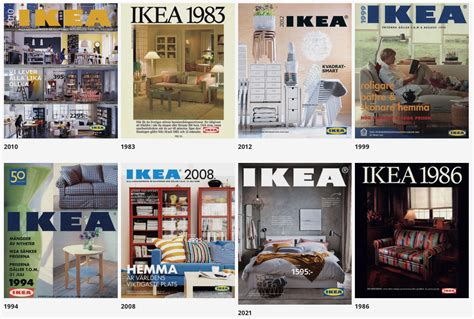 IKEA publica en su web los 72 catálogos de su historia desde 1950