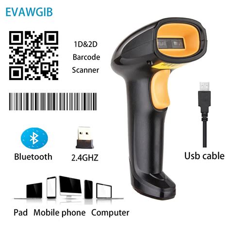 Free Shipping Cheapest D Bluetooth Barcode Scanner Ghz Wireless Bar