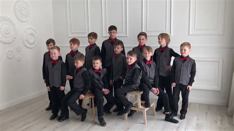Хоровая капелла мальчиков и юношей. Фотосессия 2019 - YouTube