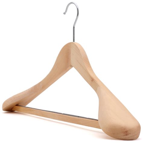 Broad Wooden Suit Hanger Wooden Coat Hangers The Hanger Store