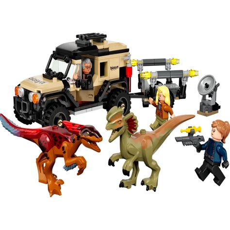 Lego 76951 Jurassic World Pyroraptor And Dilophosaurus Transport — Toycra