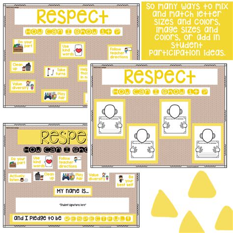 Respect Bulletin Board Banner And Activity Made By Teachers