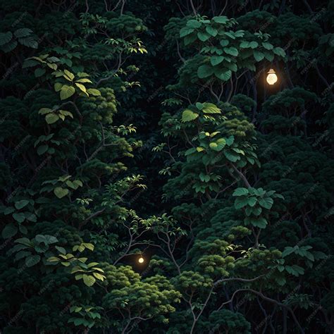 premium ai image jungle night