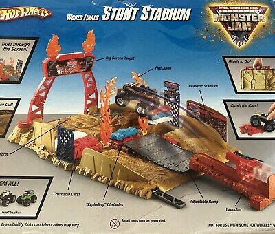 Hot Wheels Monster Jam World Finals Stunt Stadium Replacement Pc EBay