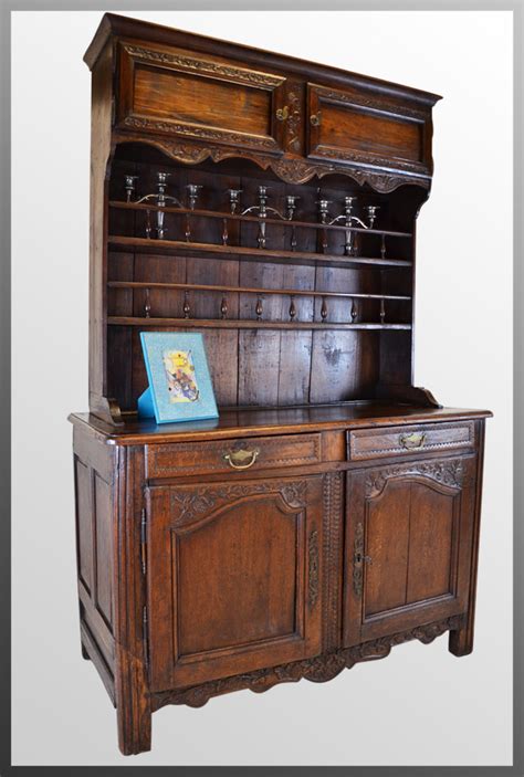 French Country Dresser Kitchen Buffet Cabinet - Antiques Atlas