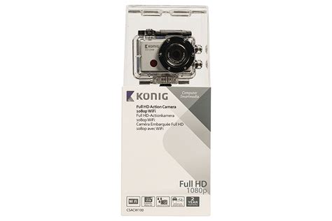 KONIG CSACW100 Full HD Action Camera 1080p Waterproof WiFi