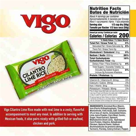 Vigo Cilantro Lime Rice Soups Online