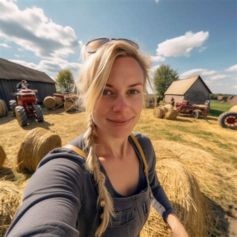 Free Photo Portrait Of Millennial Woman Living In The Country Side