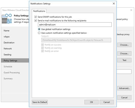 Step Specify Notification Settings User Guide For VMware VSphere 7936