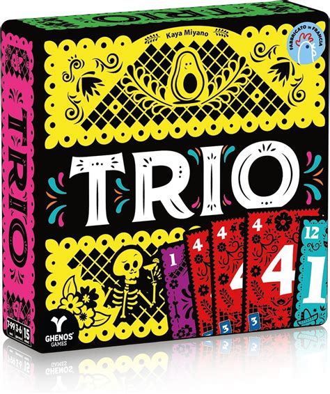 Ghenos Games Trio Gioco Da Tavolo Gioco Di Carte Amazon It