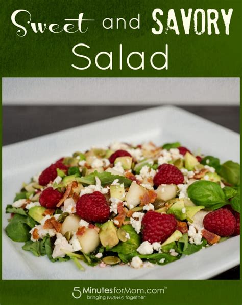 Sweet And Savory Chicken Salad With Bacon Raspberries And Feta