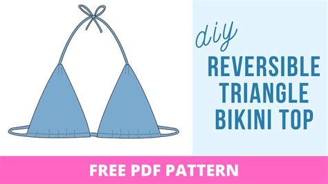 DIY Reversible Triangle String Bikini Top With FREE Pattern Dallas