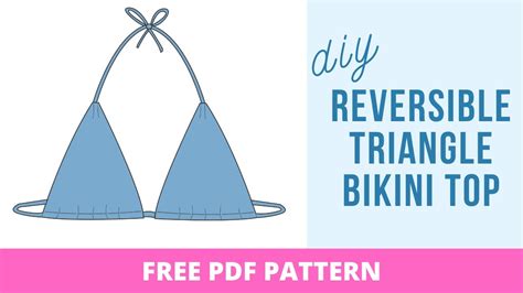 Diy Reversible Triangle String Bikini Top With Free Pattern Dallas Top Edgewater Avenue