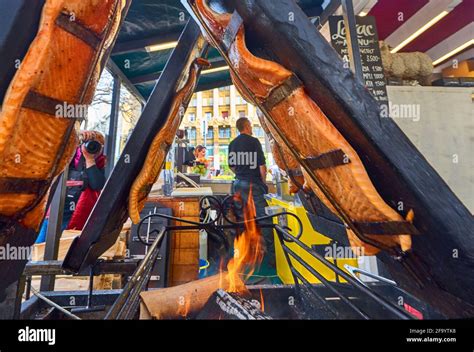 At the city street market, Budapest Stock Photo - Alamy