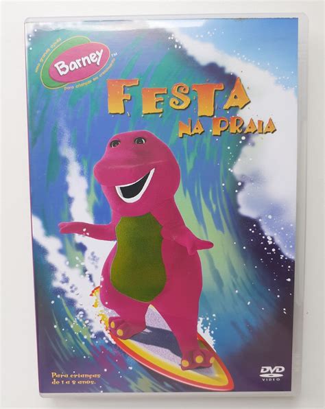 Dvd Barney Festa Na Praia Original Item De M Sica Usado