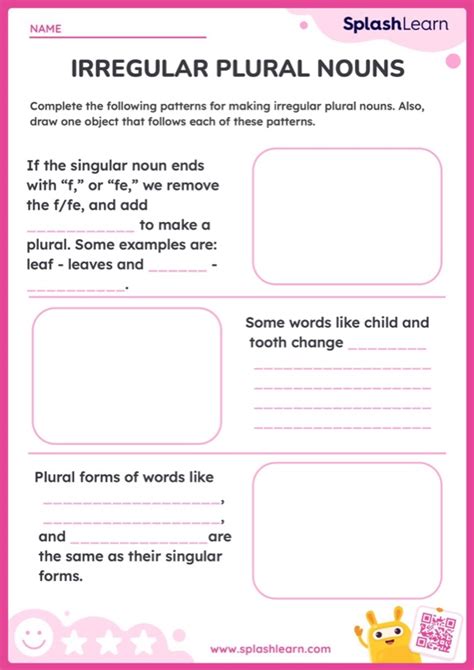 Draw And Complete The Pattern Ela Worksheets Splashlearn