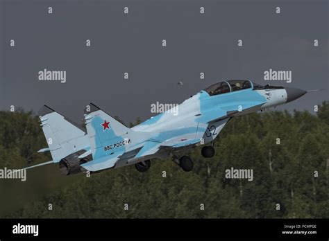 China 3 ago 2018 El Mikoyan MiG 35 puede verse en Moscú Air Show