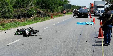 Muere motociclista en la carretera Mérida Campeche LectorMx