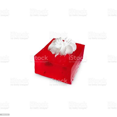 Red Jelly Isolated On White Background Stock Photo Download Image Now