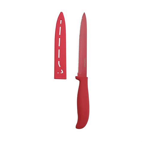 Farberware 5099681 Non Stick Resin Serrated Utility Knife With Sheath 5