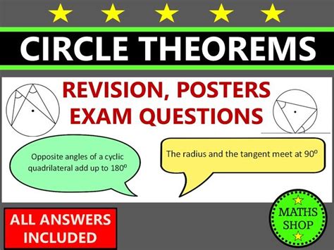 Circle Theorems Revision Poster Teaching Geometry Circle Theorems Hot Sex Picture