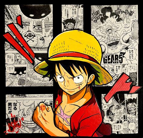 One Piece Luffy By Moya Uno Painting Artsper