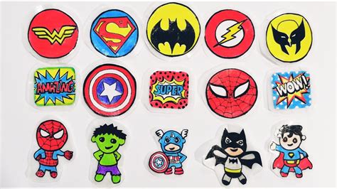 How To Make Stickers At Home Diy Superhero Stickers YouTube