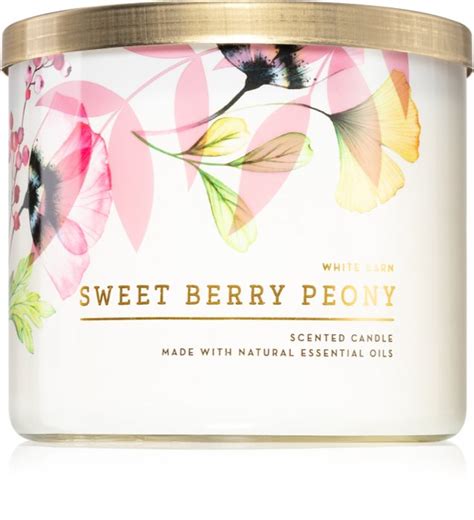 Bath Body Works Sweet Berry Peony Scented Candle Notino Co Uk