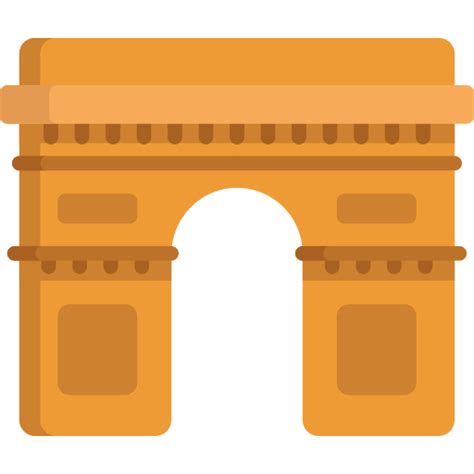 Icono De Arco Del Triunfo Special Flat