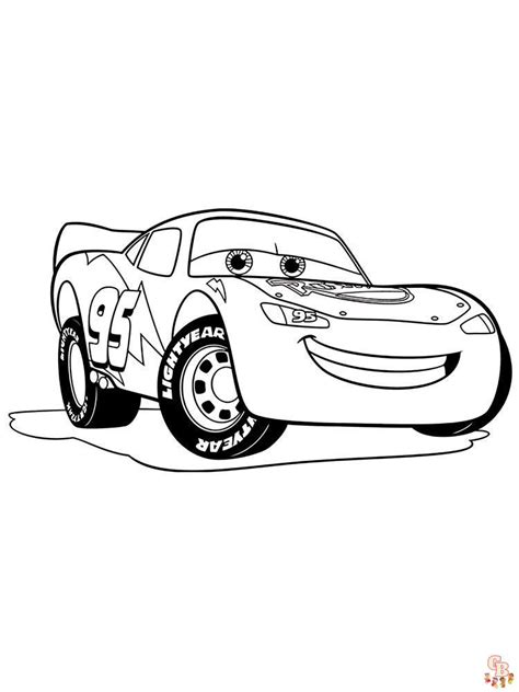 Dibujos De Rayo Mcqueen Para Colorear