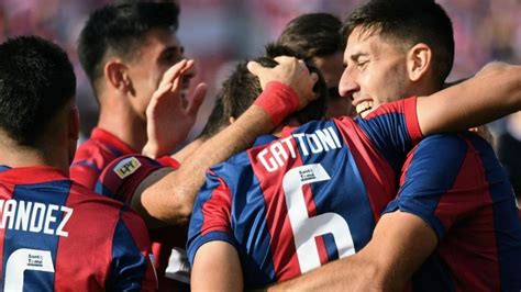 Copa Sudamericana con un jugador menos San Lorenzo le ganó 1 0 a