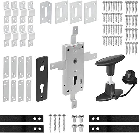 KOTARBAU Serrure de garage 60 mm en acier Cylindre profilé pour