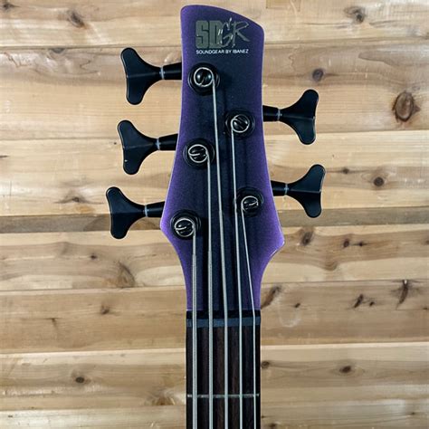 Ibanez Sr505e 5 String Bass Black Aurora Burst Gloss Huber Breese Music