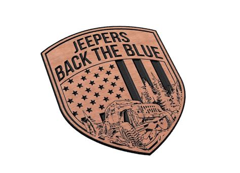 Jeepers Back the Blue - Etsy