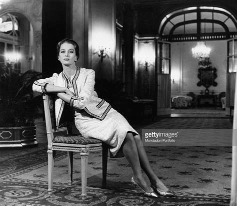 French Actress And Model Capucine Posing In A Hotel Rome 1962