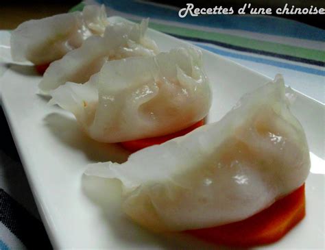 Raviolis aux crevettes à la vapeur Ha Kao 蒸虾饺 zhēng xiā jiǎo