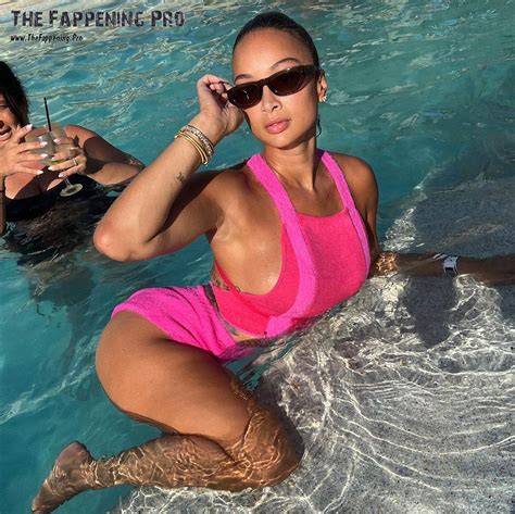 Draya Michele Exposed Her Big Butt And Tits In Bikini Photos The Fappening