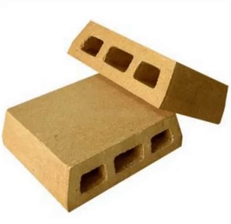 Rectangular Water Absorption Solid Porosity Light Weighted High Alumina