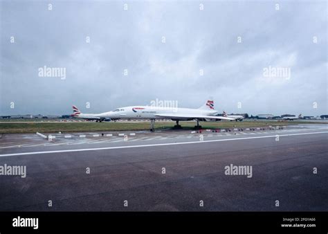 Concorde Flugzeug Britisch Airways Fotos Und Bildmaterial In Hoher