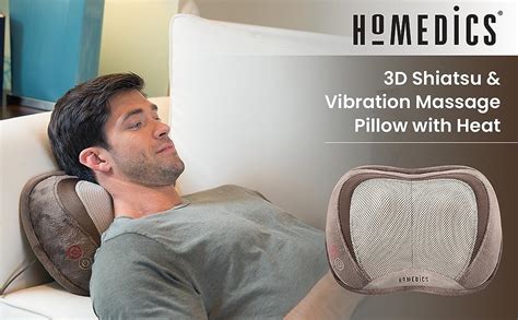 Homedics 3d Shiatsu And Vibration Massage Pillow With Heat Amazonca Health And Personal Care