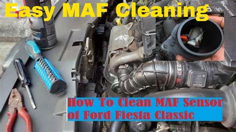 How To Clean Mass Airflow Maf Sensor Of Ford Fiesta Classic Solve