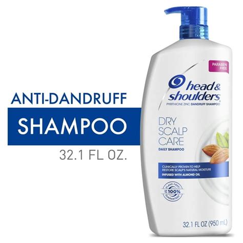 Head and Shoulders Dandruff Shampoo, Dry Scalp Care, 32.1 fl oz ...