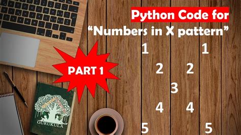 Learn Python In Tamil How To Print Numbers In X Pattern Gurukula