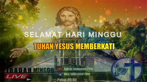 Ibadah Live Streaming Gkst Immanuel Palu Minggu Sengsara Ke V Minggu