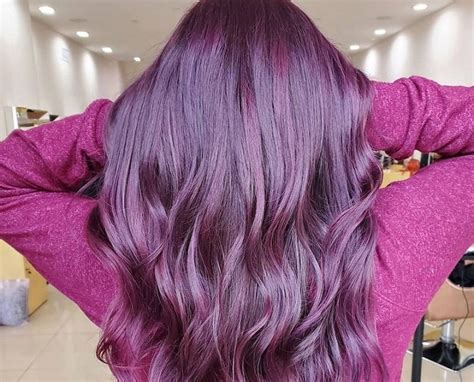 40 Best Plum Hair Color Ideas And Hairstyles For Rebel Look Burgundy Hair Styling Tips