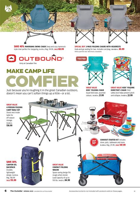 Canadian Tire Outsider Catalogue April 21 To May 11